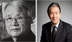 제63회 대한민국예술원상에 선정된 장성순 화가(왼쪽)와 박웅 배우./사진제공=문화체육관광부