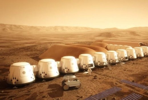마스원이 추진하는 화성 정착촌 조감도 &lt;br&gt;&lt;br&gt;