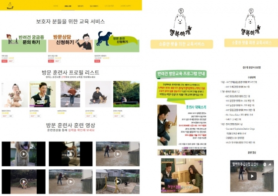 동국대 학생창업기업 '행복하개', 강아지 방문훈련 서비스 실시