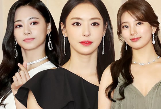 그룹 트와이스 쯔위, 배우 이다희, 가수 겸 배우 수지/사진=뉴스1, 김휘선 기자