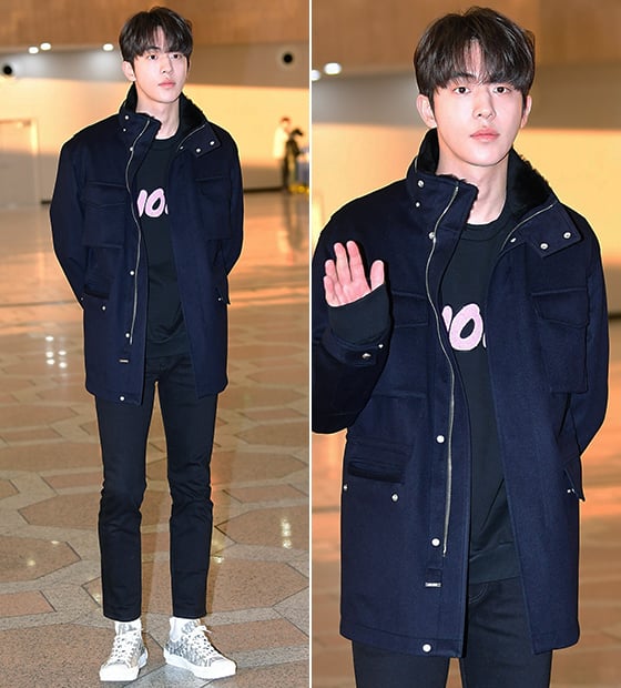 도쿄로 떠난 남주혁, 블랙진+패턴 스니커즈…'훈훈' - 머니투데이 도쿄로 떠난 남주혁, 블랙진+패턴 스니커즈…'훈훈' - 머니투데이