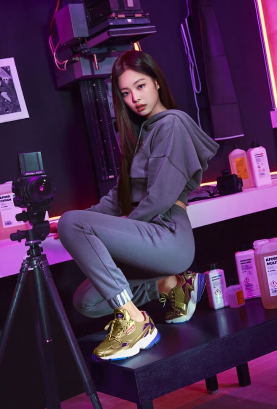 그룹 블랙핑크 제니/사진제공=아디다스 오리지널스