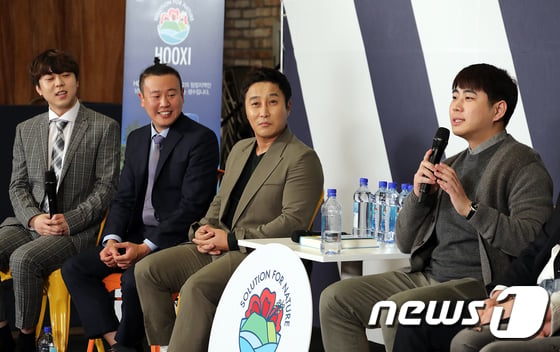 [사진]이욱 W재단 이사장 '온실가스의 폐해에 대해' - 머니투데이