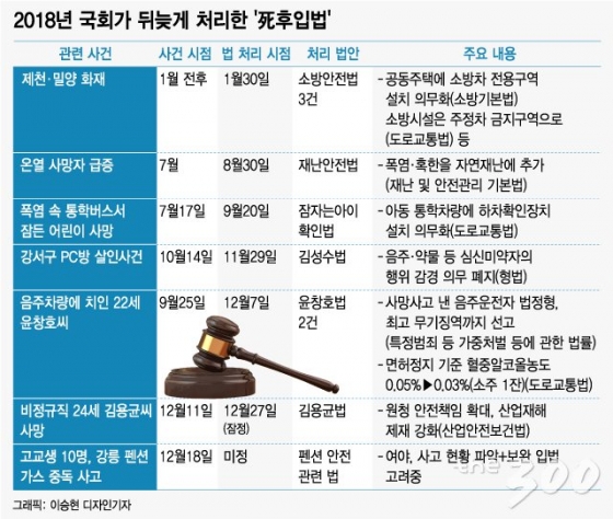 '死전입법'은 왜 안 됐을까…정쟁에 밀린 목숨들