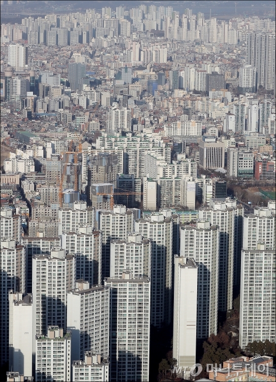 서울 아파트 전경