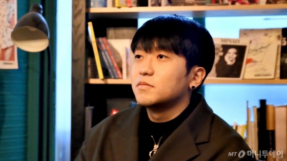 지난 7일 서울 강남구 논현동의 한 스튜디오에서 인터뷰를 진행하는 보이텔로의 모습. /사진=이상봉 기자