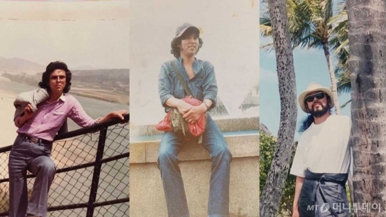 시니어 모델 김칠두씨의 20대 시절. 옷, 색깔 매치 등으로 자신을 꾸미는 것에 관심이 많았다고 한다. /사진=김칠두 인스타그램(@cildugim)
