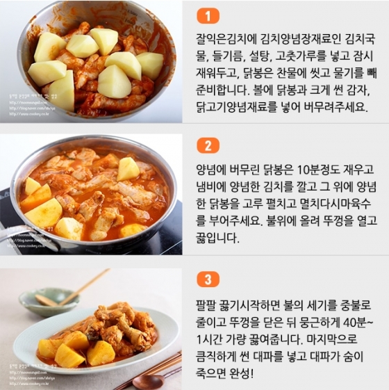 뚝딱 한끼] '깔끔한 국물맛' 닭고기김치찜 - 머니투데이