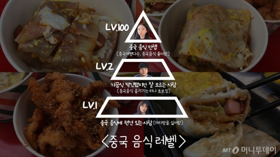 5가지 전병 시리즈를 정복하기 위해 나선 세 멤버의 중국 음식 레벨