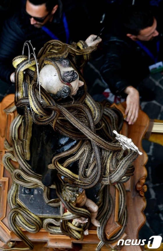 À§¿¡¼ º» ¼º»óÀÇ ¸ð½À © AFP=´º½º1