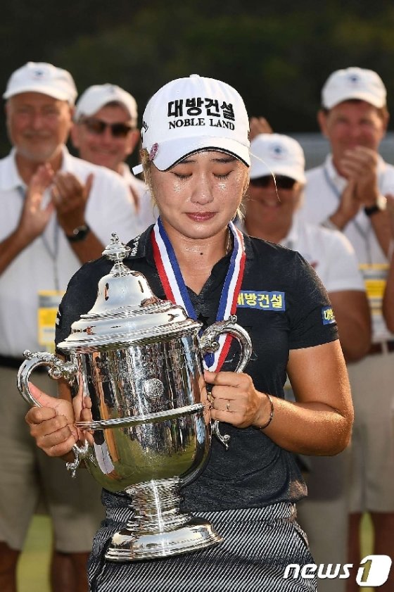 [사진] LPGA 9경기만에 US여자오픈 우승한 이정은의 눈물