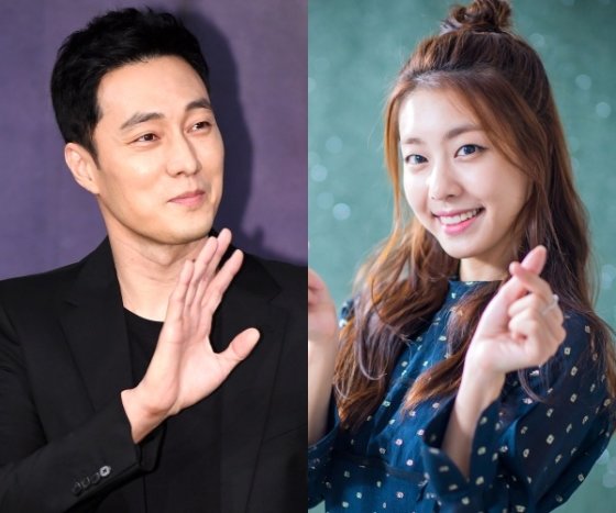 왼쪽부터 배우 소지섭, 조은정 아나운서./사진=OSEN