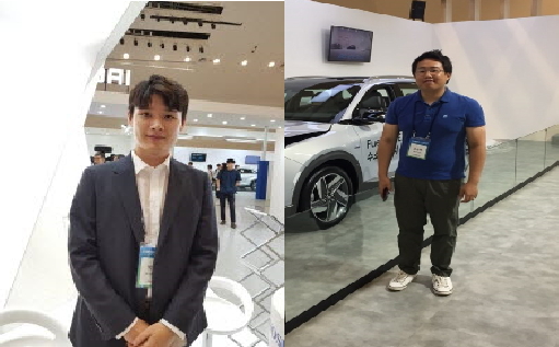 박형민 효성첨단소재 영업팀 사원(왼쪽)과 홍용택 이노션 대리./사진=머니투데이 DB