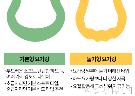 요가링의 종류/그래픽=이은 기자