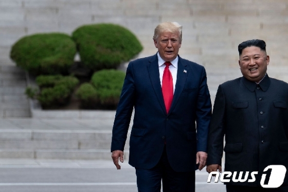 도널드 트럼프 미국 대통령과 김정은 북한 국무위원장.  © AFP=뉴스1