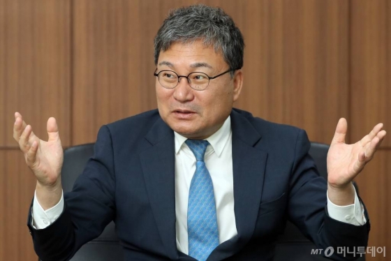 이상직 중소벤처기업진흥공단 이사장 / 사진=이기범 기자 leekb@