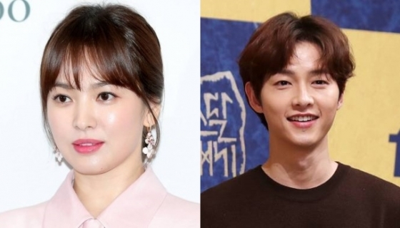 송혜교(왼쪽), 송중기/사진=김창현 기자(왼쪽), 김휘선 기자