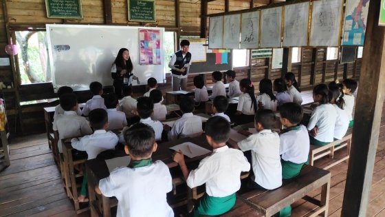 대구대 해외봉사단, 미얀마서 봉사활동 전개