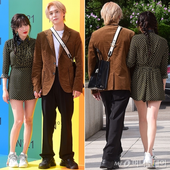 가수 현아와 이던 /사진=임성균 기자
