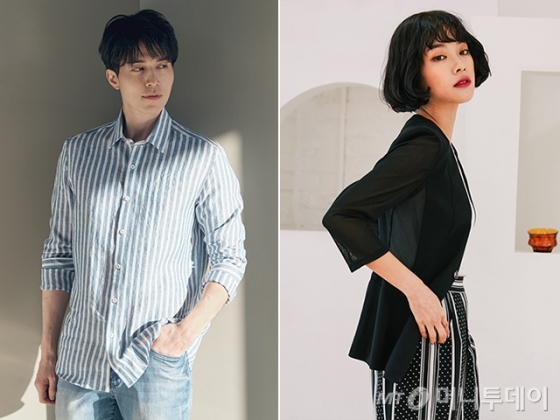 브루노바피 '남성 린넨 셔츠', 베스티벨리 '원버튼 7부 소매 노카라 슬림 자켓' /사진제공=세정, 신원