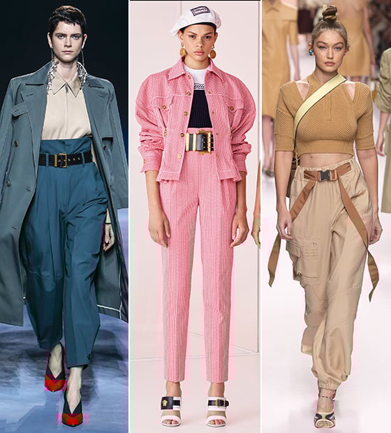 지방시 2019 S/S 컬렉션, 베르사체 2019 리조트 컬렉션, 펜디 2019 S/S 컬렉션/사진=각 브랜드