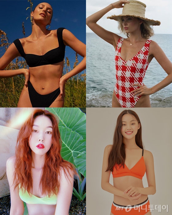 /사진=캔디스 스와네포엘 인스타그램, 솔리드 앤 스트라이프, 한혜진 인스타그램, 코랄리크
