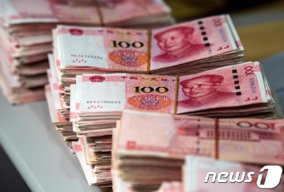 중국 위안화 © AFP=뉴스1