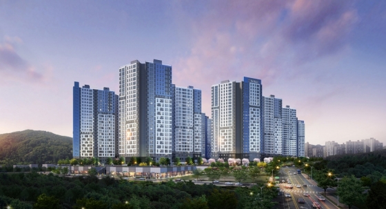 오포 더샵 센트럴포레 조감도/사진= 포스코건설