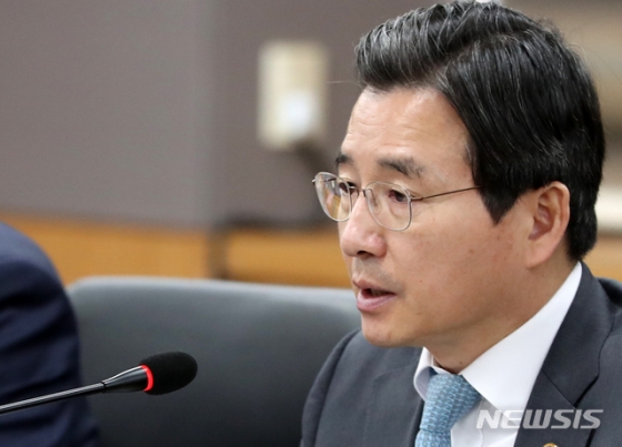 【서울=뉴시스】박주성 기자 = 김용범 신임 기획재정부 제1차관. 2019.05.09. park7691@newsis.com