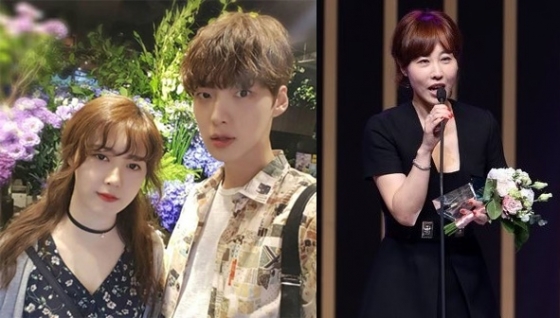 구혜선-안재현 부부. 오른쪽은 두 사람의 소속사 HB엔터테인먼트의 문보미 대표/사진=안재현 인스타그램, 스타뉴스