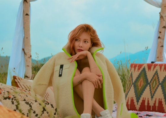 가수 현아/사진제공=푸마