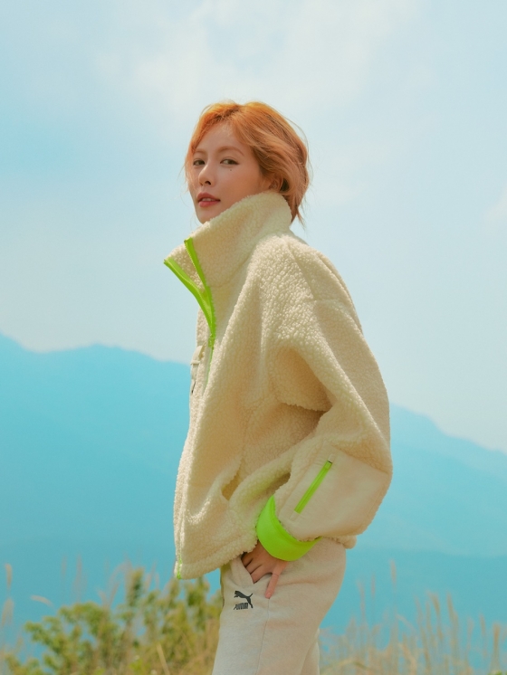 가수 현아/사진제공=푸마