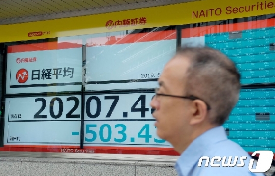 일본 증시 © AFP=뉴스1