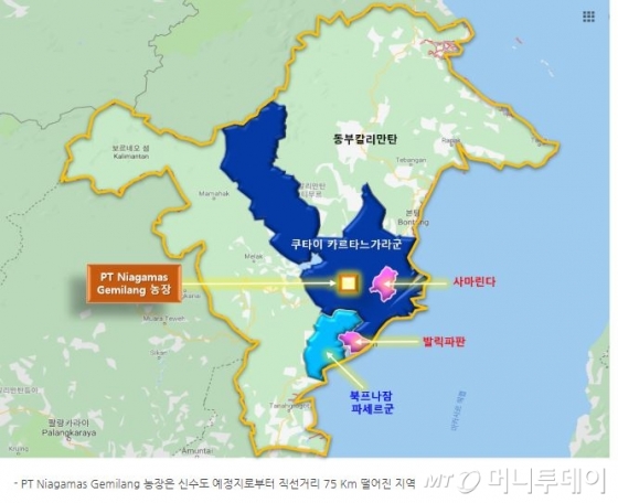 제이씨케미칼 오일팜 농장위치/자료=제이씨케미칼