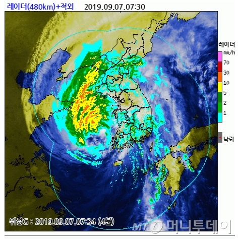 태풍 링링, 빠르게 북상…기상청 “제주 특보 해제 예정” - 머니투데이