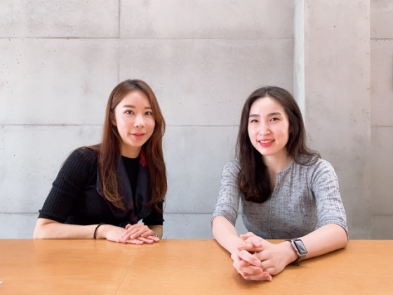 박지나(왼쪽)&middot;연고은 심플리오 공동대표/사진=이민하 기자