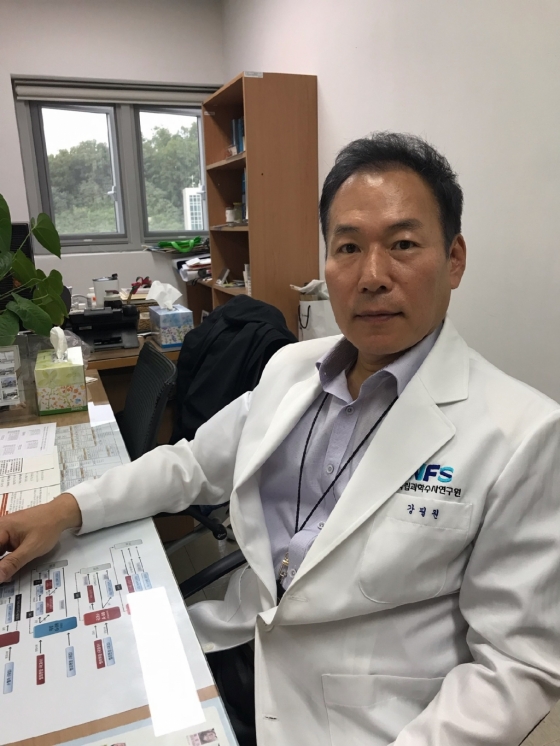 강필원 국립과학수사연구원 법유전자과장(56) /사진제공=강필원 과장