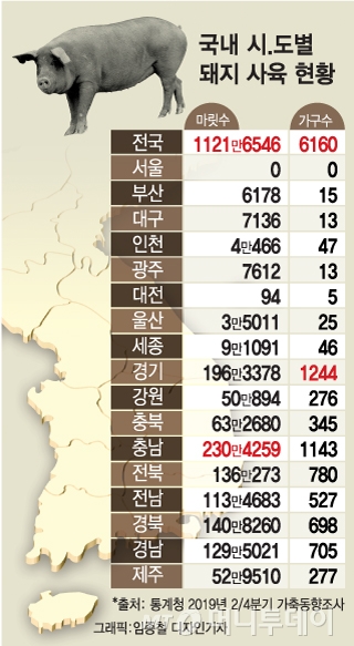 충남서 첫 아프리카돼지열병 의심 신고(상보)