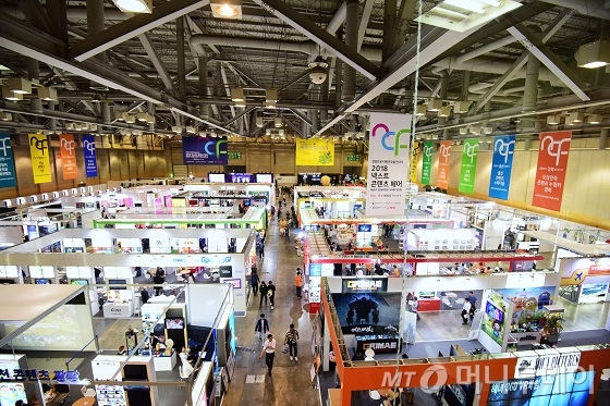 넥스크콘텐츠페어2019 전시관 전경/사진제공=지디넷코리아