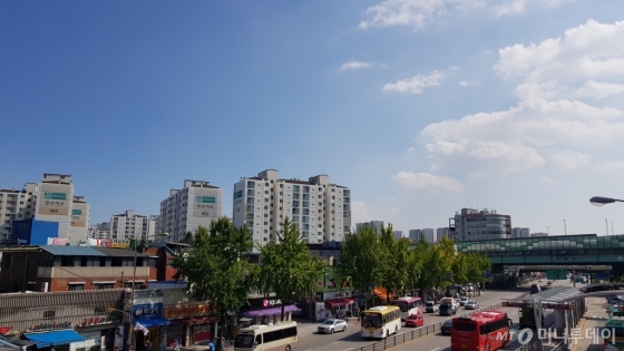 수원역 인근 모습/사진= 박미주 기자