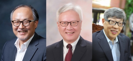 왼쪽부터 강명구 서울대 교수, 이윤성 한국보건의료인국가시험원 원장, 최병호 서울시립대 도시보건대학원장