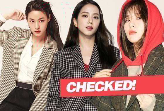 그룹 AOA 설현, 블랙핑크 지수, 레드벨벳 슬기/사진=각 스타 인스타그램, 버버리