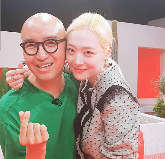 홍석천과 설리/사진=홍석천 인스타그램