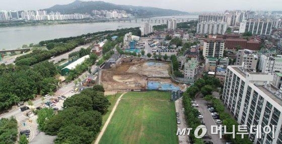 삼표산업 풍납레미콘 공장 전경. /사진제공=서울시 송파구