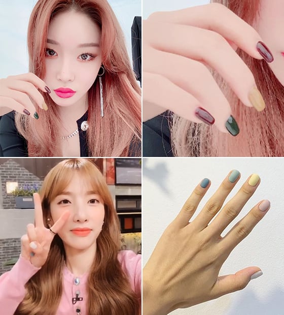 가수 청하, 지숙/사진=각 스타 인스타그램
