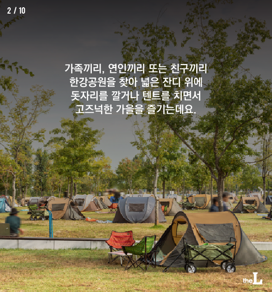 [카드뉴스] 한강공원 텐트 "낮에도 안돼요"