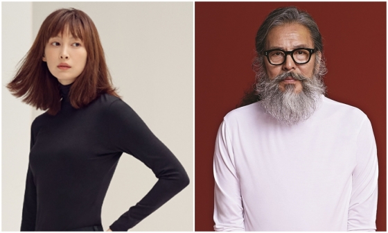 탑텐 온에어 이나영 모델컷(왼쪽), 스파오 웜테크 김칠두 모델컷./사진제공=각 브랜드