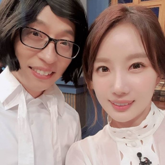 방송인 유재석(왼쪽), 신예지/사진=신예지 인스타그램