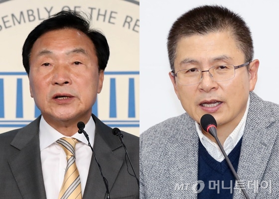 손학규 바른미래당 대표(왼쪽)와 황교안 자유한국당 대표/사진=머니투데이DB