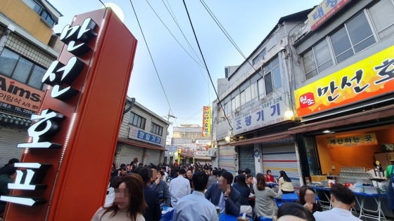'힙지로'로 2030 밀레니얼 세대에게 각광받는 을지로 일대. /사진=김자아 기자